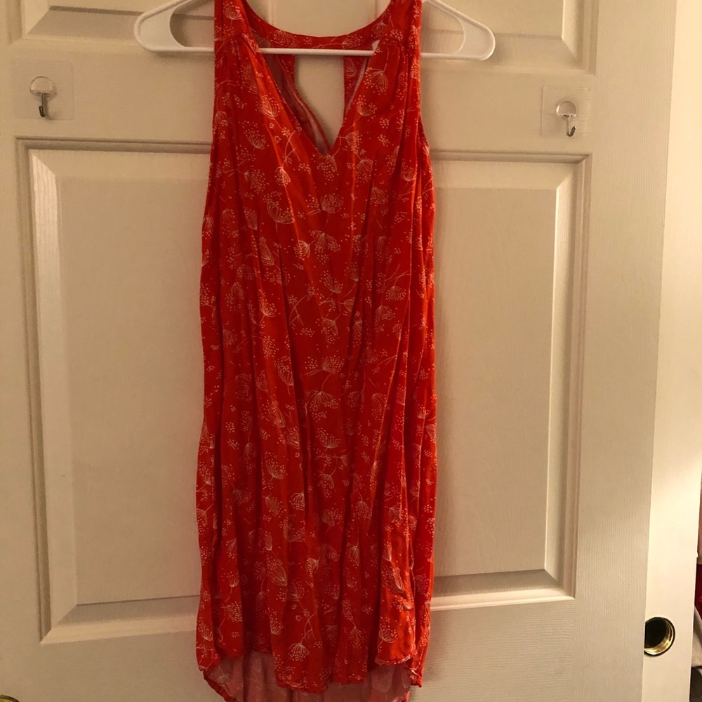 Orange Floral Old Navy Dress
